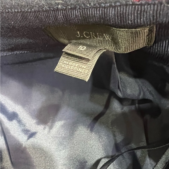 J Crew Plaid Wool Ruffle Houndstooth Skirt 10 - Picture 9 of 10